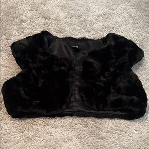 Rue21 Dark Faux Fur Vest